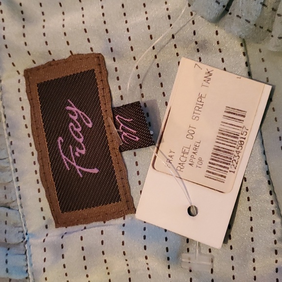 Sz S/M - Fray Designer 100% silk camisole top BNWT - Picture 9 of 11